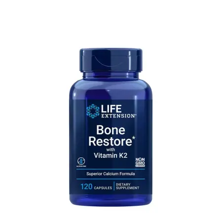 Life Extension Bone Restore with Vitamin K2 (120 Capsules) - Life Extension