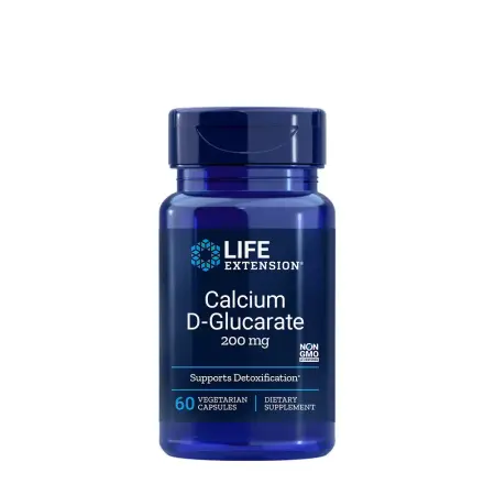 Life Extension Calcium D-Glucarate 200 mg (60 Veg Capsules) - Life Extension
