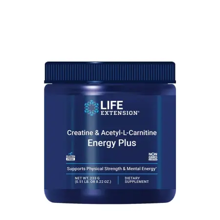 Life Extension Creatine & Acetyl-L-Carnitine Energy Plus (233 g) - Life Extension