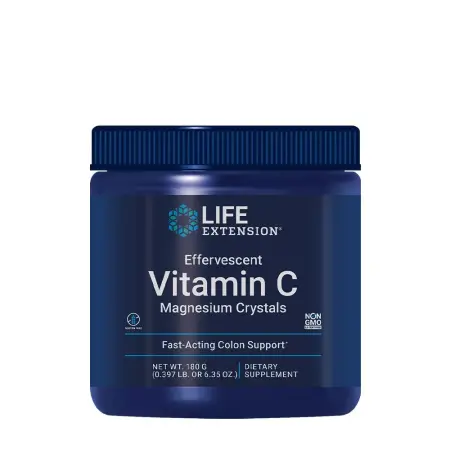 Life Extension Effervescent Vitamin C Magnesium Crystals (180 g) - Life Extension