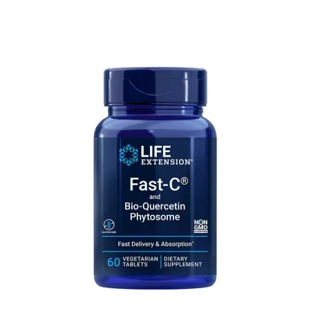 Life Extension Fast-C® and Bio-Quercetin Phytosome (60 Veg Tablets) - Life Extension