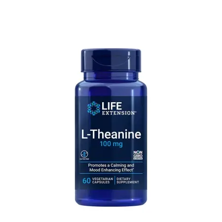 Life Extension L-Theanine (60 Veg Capsules) - Life Extension