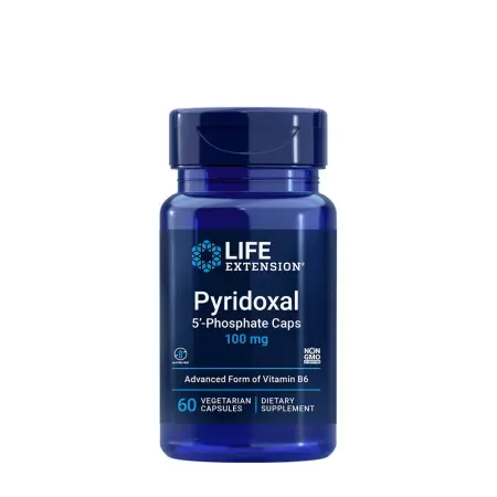 Life Extension Pyridoxal 5'-Phosphate Caps 100mg (60 Veg Capsules) - Life Extension