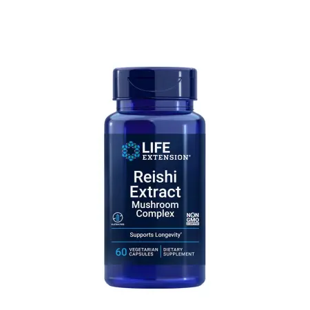 Life Extension Reishi Extract Mushroom Complex (60 Veg Capsules) - Life Extension
