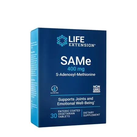 Life Extension SAMe 400 mg (S-Adenosyl-Methionine) (30 Tablets) - Life Extension