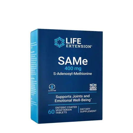 Life Extension SAMe 400 mg (S-Adenosyl-Methionine) (60 Tablets) - Life Extension