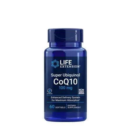 Life Extension Super Ubiquinol CoQ10 100 mg (60 Softgels) - Life Extension