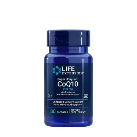 Life Extension Super Ubiquinol CoQ10 200 mg (30 Softgels) - Life Extension
