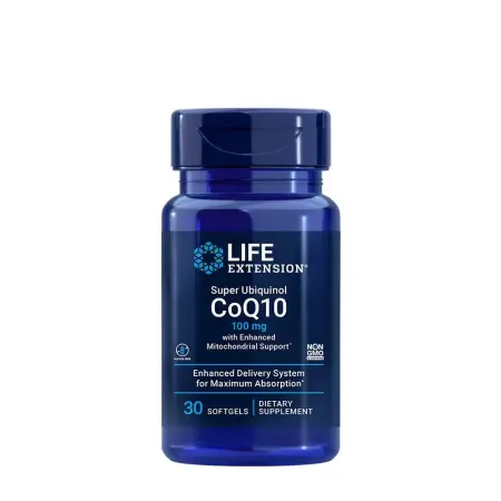 Life Extension Super Ubiquinol CoQ10 with Enhanced Mitochondrial Support (30 Softgels) - Life Extension