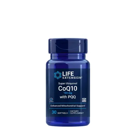 Life Extension Super Ubiquinol CoQ10 with PQQ 100 mg (30 Softgels) - Life Extension