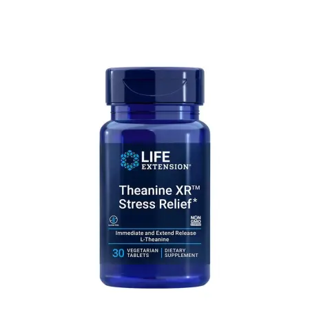 Life Extension Theanine XR™ Stress Relief (30 Veg Tablets) - Life Extension