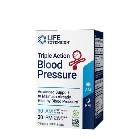 Life Extension Triple Action Blood Pressure (60 Veg Tablets) - Life Extension