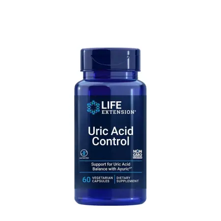 Life Extension Uric Acid Control (60 Veg Capsules) - Life Extension