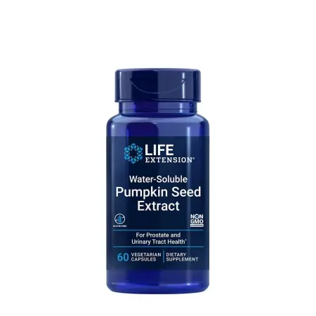 Life Extension Water-Soluble Pumpkin Seed Extract (60 Veg Capsules) - Life Extension
