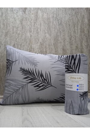 Life New Grey Feather 100x200 Spannbettlaken für Einzelbett, 1 Kissenbezug Ecgritüyçrf100 - Üntaş