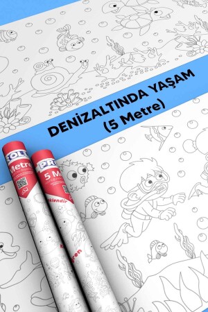 Life Under the Sea - Proll Giant Coloring Sheet DNZALT01 - Proll