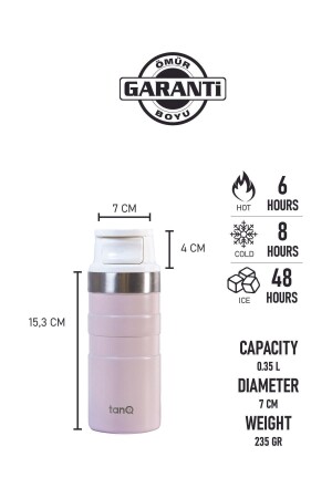 Lifetime Guaranteed Active Stainless Steel Thermos Sweet Dreams 0.35 Lt- (12 Oz) - TANQ