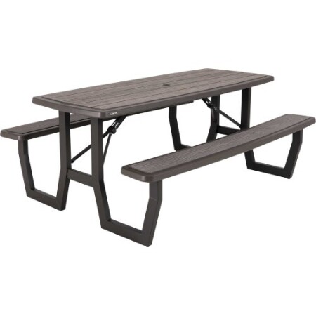 Lifetime Rough-Cut Folding Camping Table - Lifetime
