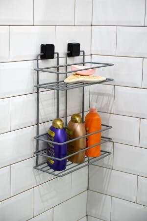 Lifetime Stainless Adhesive Bathroom Shampoo Rack, Kitchen Shelf, Spice Rack, No Drilling TYC00309066567 - Hagen