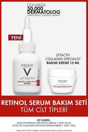 Liftactiv Retinol Specialist Deep Anti-Wrinkle Serum 30ml + Collagen Specialist Collagen - Vichy
