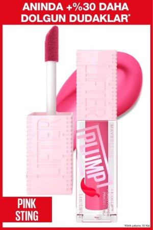 Lifter Plump Lip Gloss- 003 Pink Sting - Maybelline New York