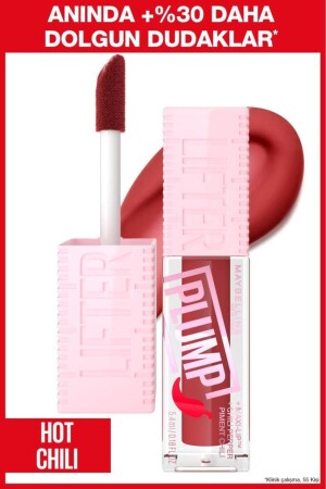 Lifter Plump Lip Gloss- 006 Hot Chili - Maybelline New York