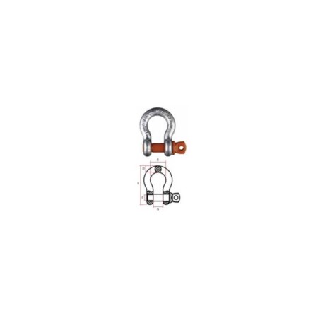 Lifting eye YALE Omega CM08ASSP without nut, 0.5t - Yale