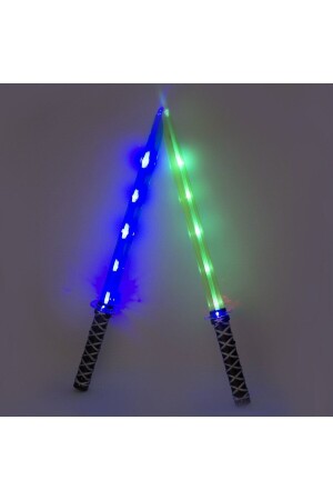 Light Battery Operated Sound Toy Samurai Sword The Last Samurai Sword Long Sword with Sheath Gift Medium Size - Numaca