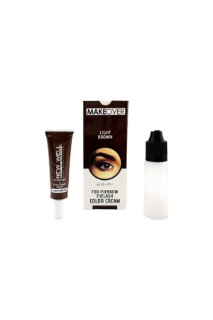 Light Brown Eyebrow-Eyelash Dye 15ml 8680097218377 - Makeover