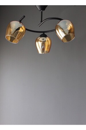 Lighting Living Room Kitchen Mobile Table Honey Glass WE229PLKM - AVİZEVİ