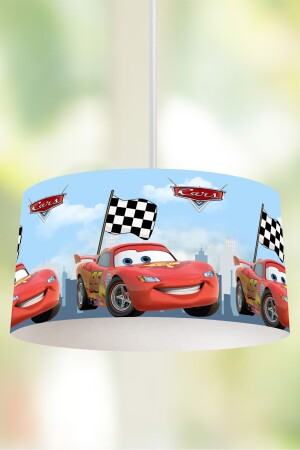 Lightning Mcqueen Children's Pendant Lamp Chandelier - Rivaistanbul