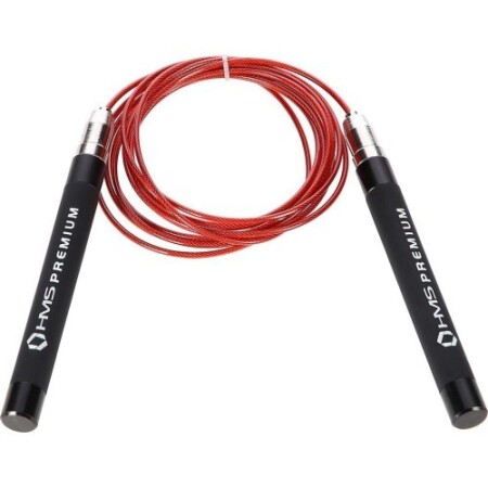 Lightweight speed jump rope HMS SK60 black-red - HMS Premium