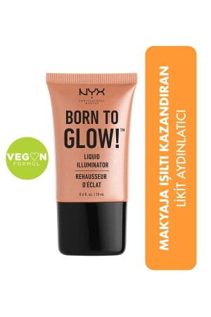 Liquid Illuminator - Born To Glow Liquid Illuminator Gleam 18 Ml 800897818449 NYXPMULI - NYX Professional Makeup
