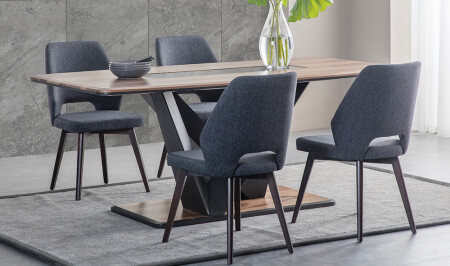 Likya Dining Table Set V2 - Cadde Yıldız