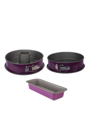Lila 3-teiliges Springform-Set KATE7000VIOMUSET - Tantitoni