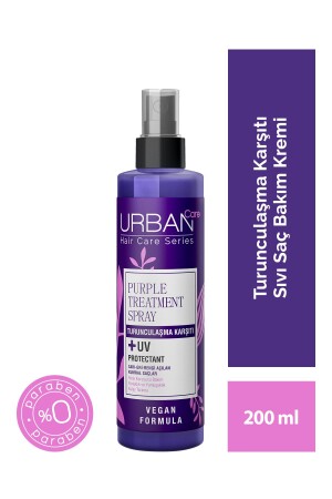 Lila Anti-Orange Flüssige Haarpflegecreme 200 ml – Vegan - Urban Care