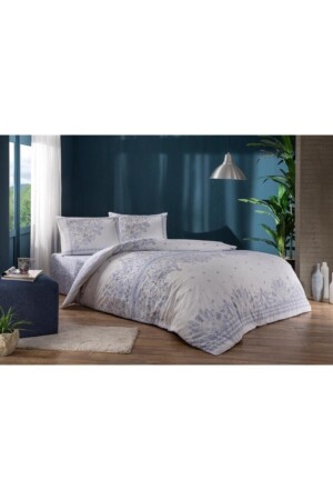 Lila Robin Double Cotton Duvet Cover Set dop9386042igo - Taç