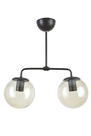 Lily Modern Design Living Room Kitchen Black Color Honey Glass Chandelier LİL99 - Modavize