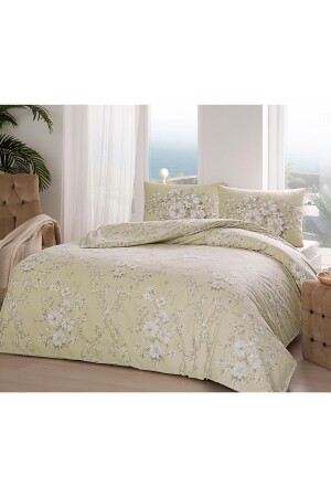 Lily Ranforce Single Duvet Cover Set Beige 000001000037432001 - Taç
