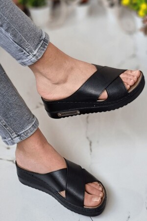 Lina Kadın Anatomik Ortopedik Konfor Modeli Terlik Hafif Şık Topuklu Günlük Dışarı Ev Içi Terliği - Neon Shoes