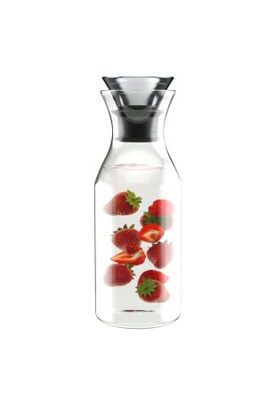 Linanware Carafe Jug Glass Bottle Steel Cap 1000 ml LNN119 - Linan Ware