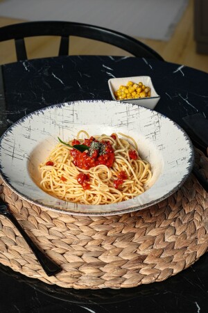 Line Pasta Plate 26 Cm – 19234 PT025126F031AJ52009MAMTE00 - Keramika