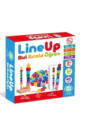 Line Up Game of Stringing Beads and Shapes on String and Stick DAL791051111981 - Circle Toys