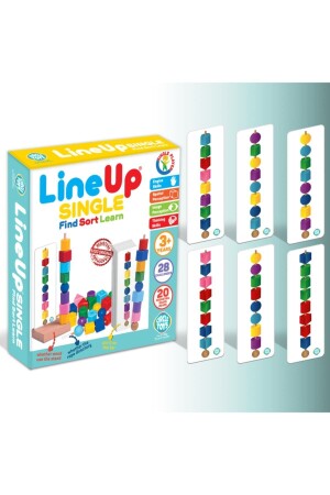 Line Up Single Bead Stringing Game - Circle Toys