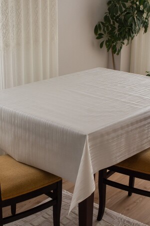 Lined Erasable Hygienic Fabric Patterned Oilcloth PVC Tablecloth 078-a - Barış Home Collection
