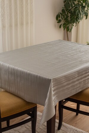 Lined Erasable Hygienic Fabric Patterned Oilcloth PVC Tablecloth 078-b - Barış Home Collection