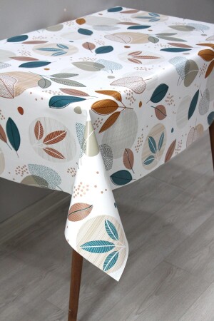 Lined Erasable PVC Oilcloth Tablecloth 8279-1 - Ddhome
