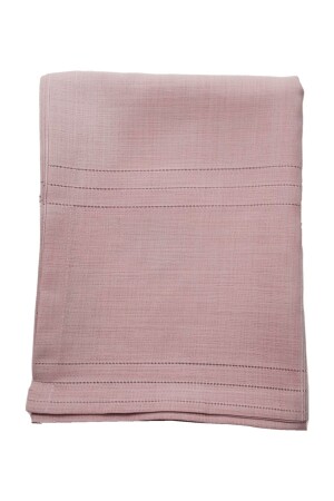 Linen Fabric Striped Table Cloth 160*220 cm Powder - Erciyesceyiz
