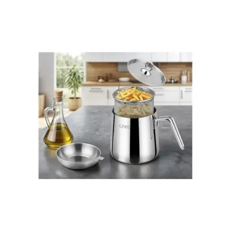 Lines Stainless Steel Frying Set, 4 Pieces (Inox) - Lines