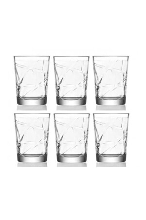 Linie 6-teiliges Wasserglas LV-LIN208E - Lav
